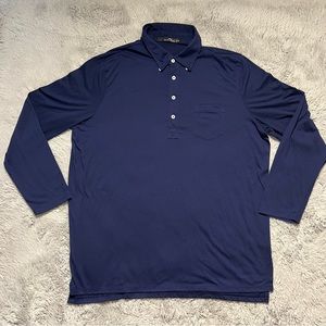 Ralph Lauren RLX Button Long Sleeve Golf Polo Shirt - XL